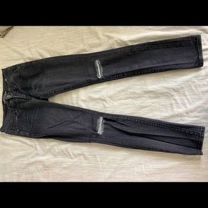 Lucky brand black Ripped Jeans